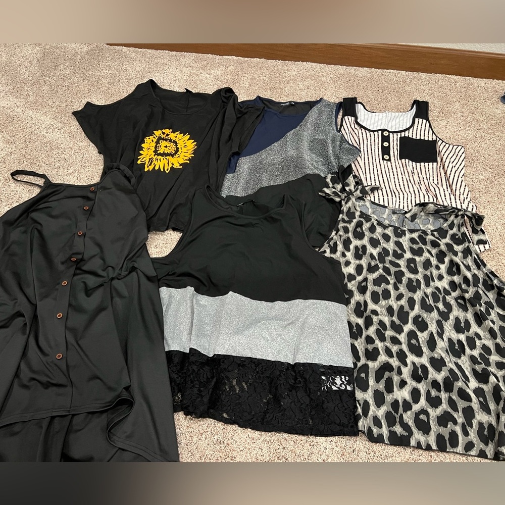 Shein curve brand new bundle of 6 in 2XL/1XL